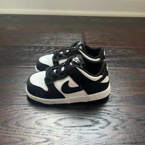 Nike Panda Dunks Toddler Size 7